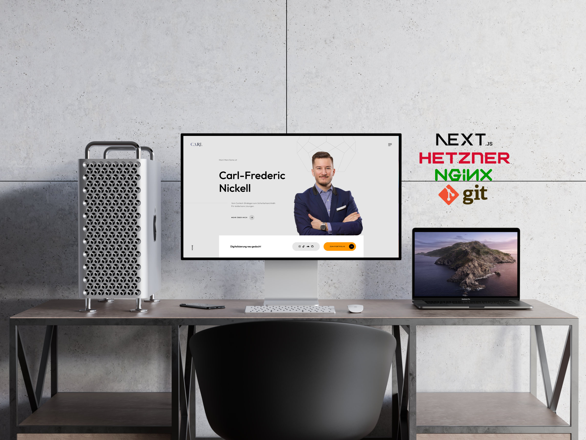 Carl-Cyber.tech Portfolio Website